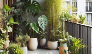 best tall plants for balcony privacy